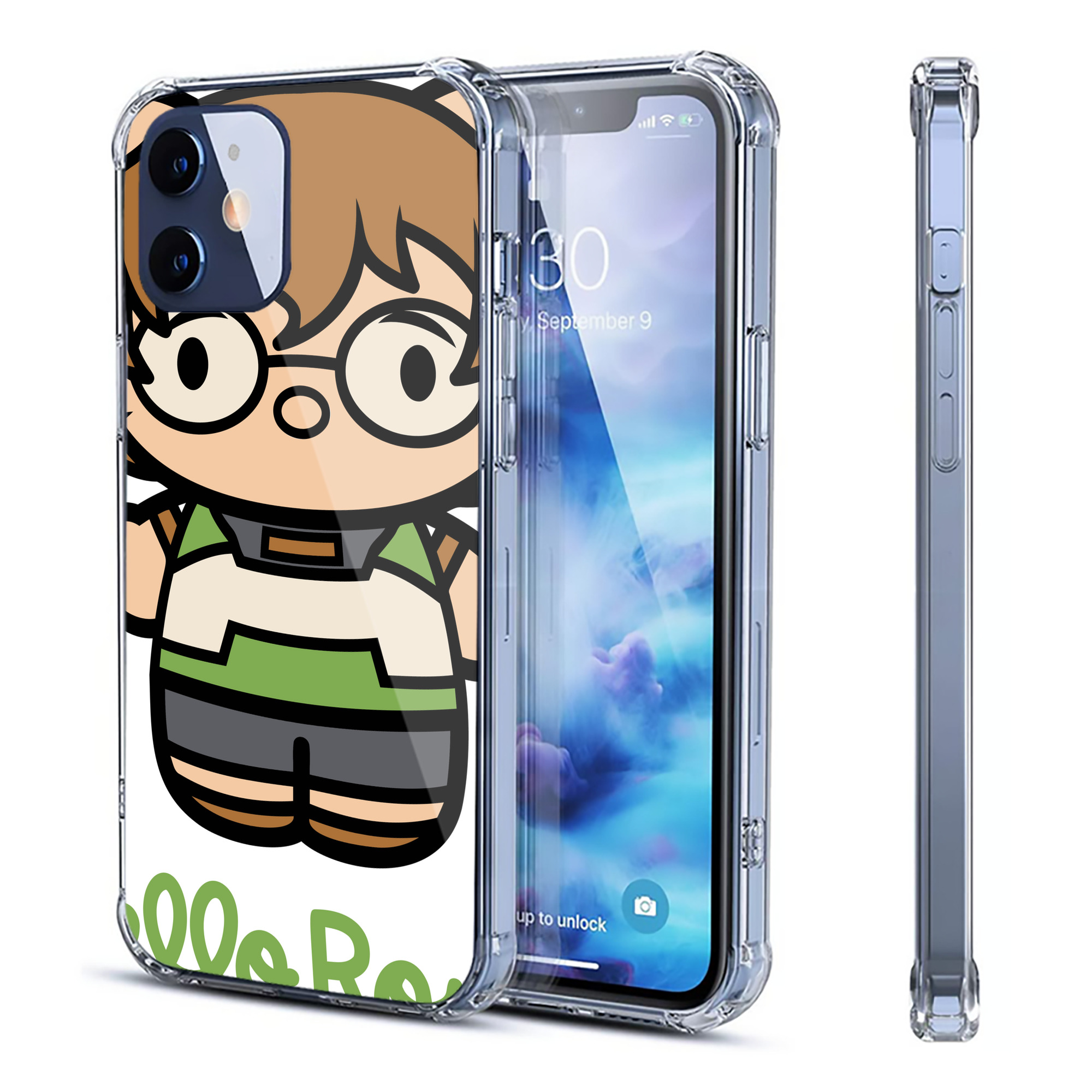 （画像用） Hello Kitty ハローキティ 【iPhone 12シリーズ対応】透明スマホケース（クリアソフトケース）